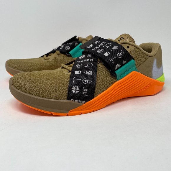Nike Mens Metcon 5 UT CD6860-283 Brown Lace Up Low Top Sneaker Shoes Size 10 - Picture 1 of 6